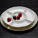 5-Compartments Melamine Serving Tray